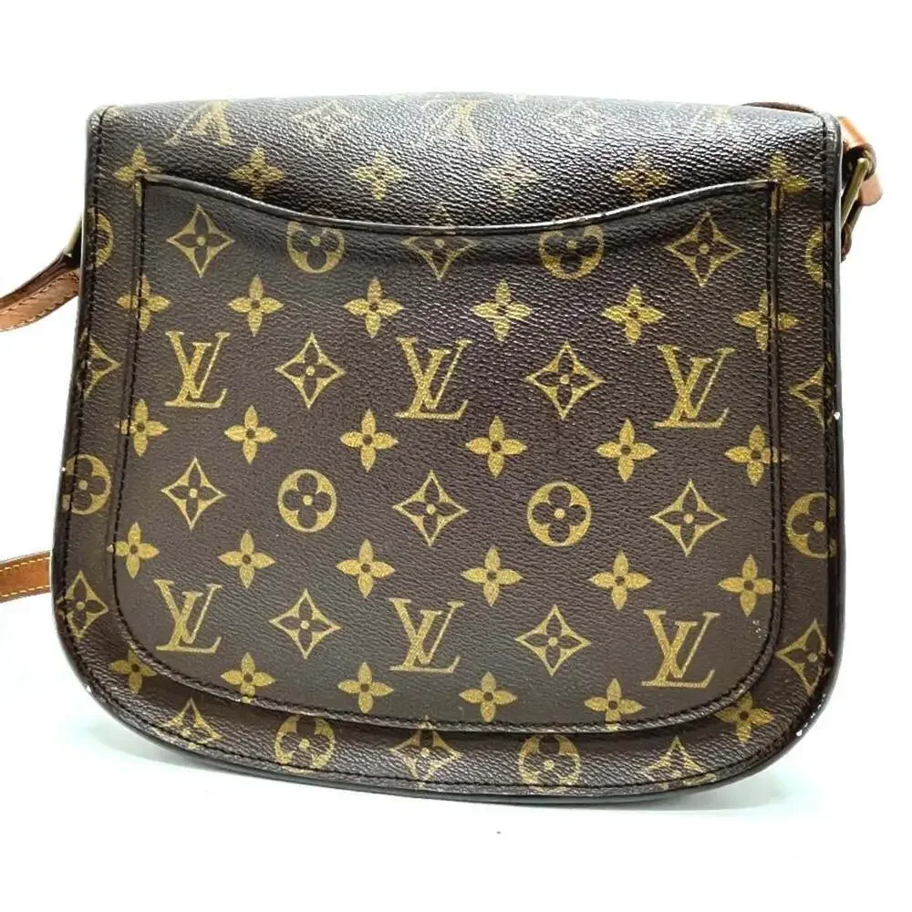 LOUIS VUITTON Brown Monogram Canvas Shoulder Bag